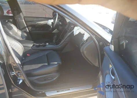 2018 Infiniti Q50 3.0T Red Sport 400 from USA, damaged, VIN JN1FV7AP7JM640056